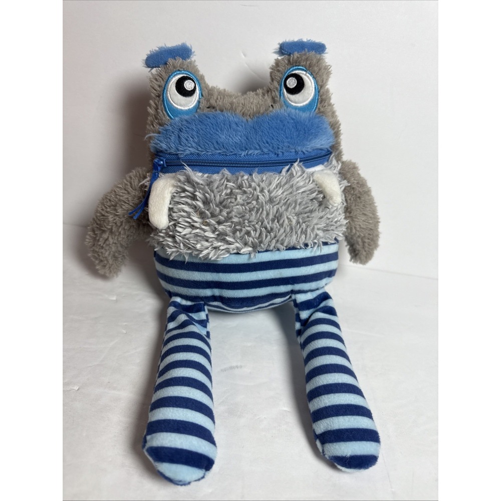 Nat and Jules Secret Keepers Walrus Plush Toy,‎ Walden Zippered Mouth Pocket